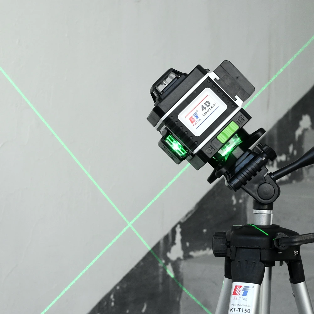 US $97.24 Kaitian 4d Laser Level Bracket Self Leveling 360 Horizontal Vertical Cross 16 Lines Super Powerful Green Line Nivel Lasers Level