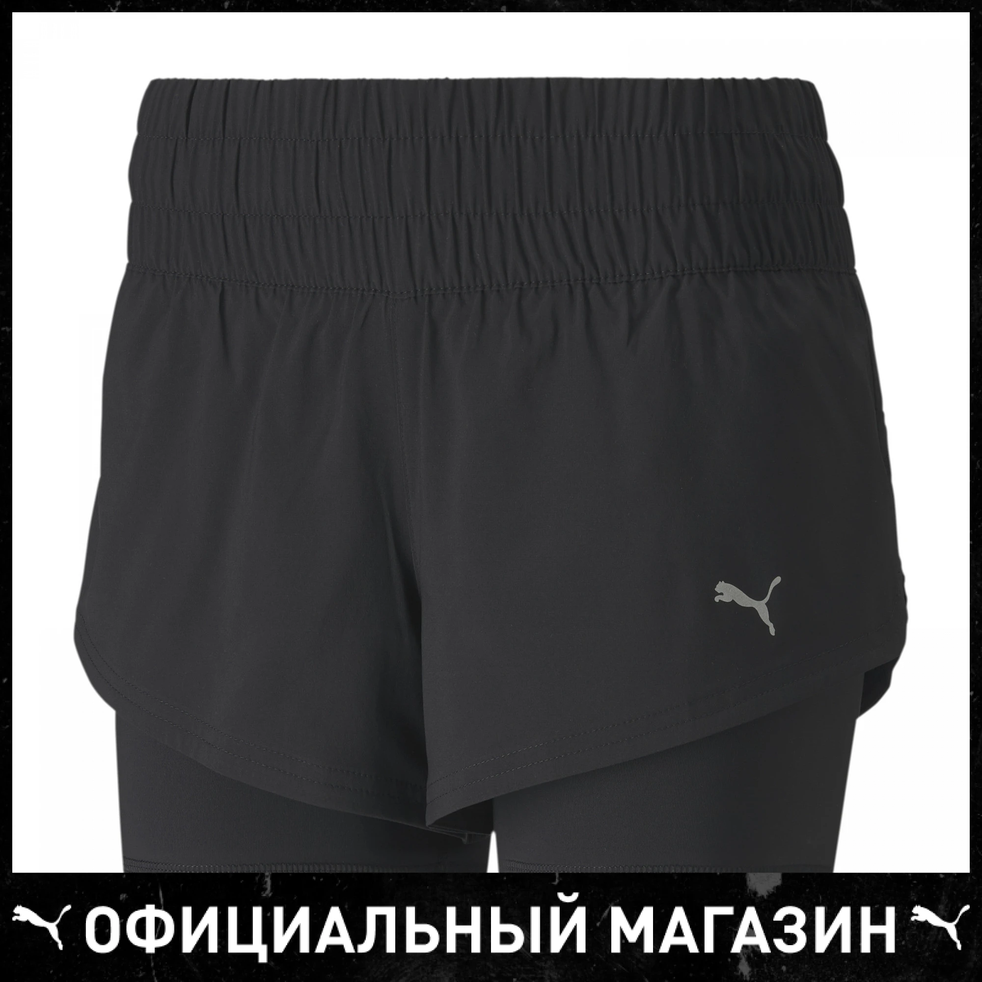 PUMA pantalones cortos 2 en 1 para mujer, ropa deportiva para verano, Puma|Pantalones cortos| - AliExpress