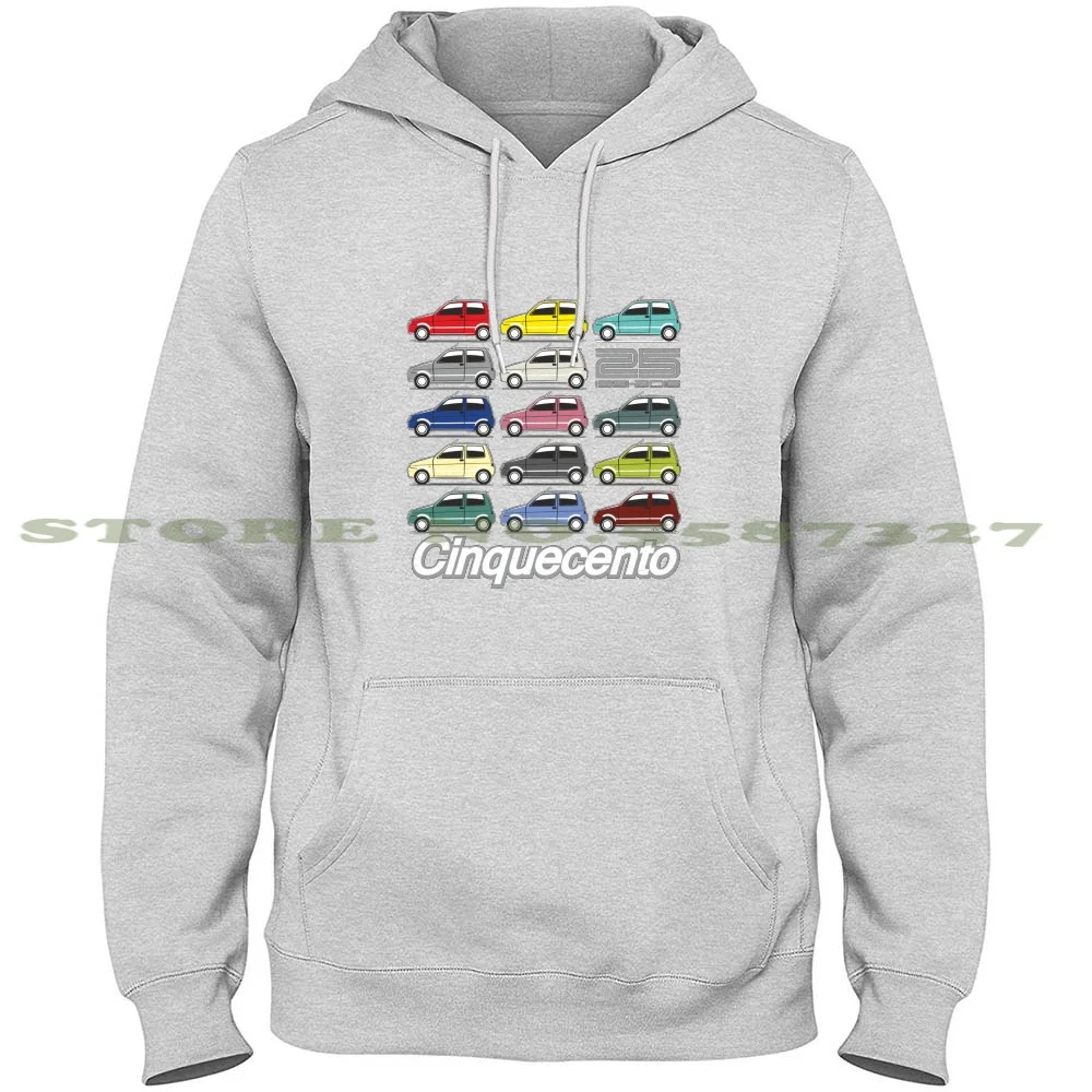 Fiat Cinquecento 25 Anni Felpe Con Cappuccio Felpa Per Uomo Donna Fiat Cinquecento 500 Sporting Abarth City Classic 25 Anni Auto