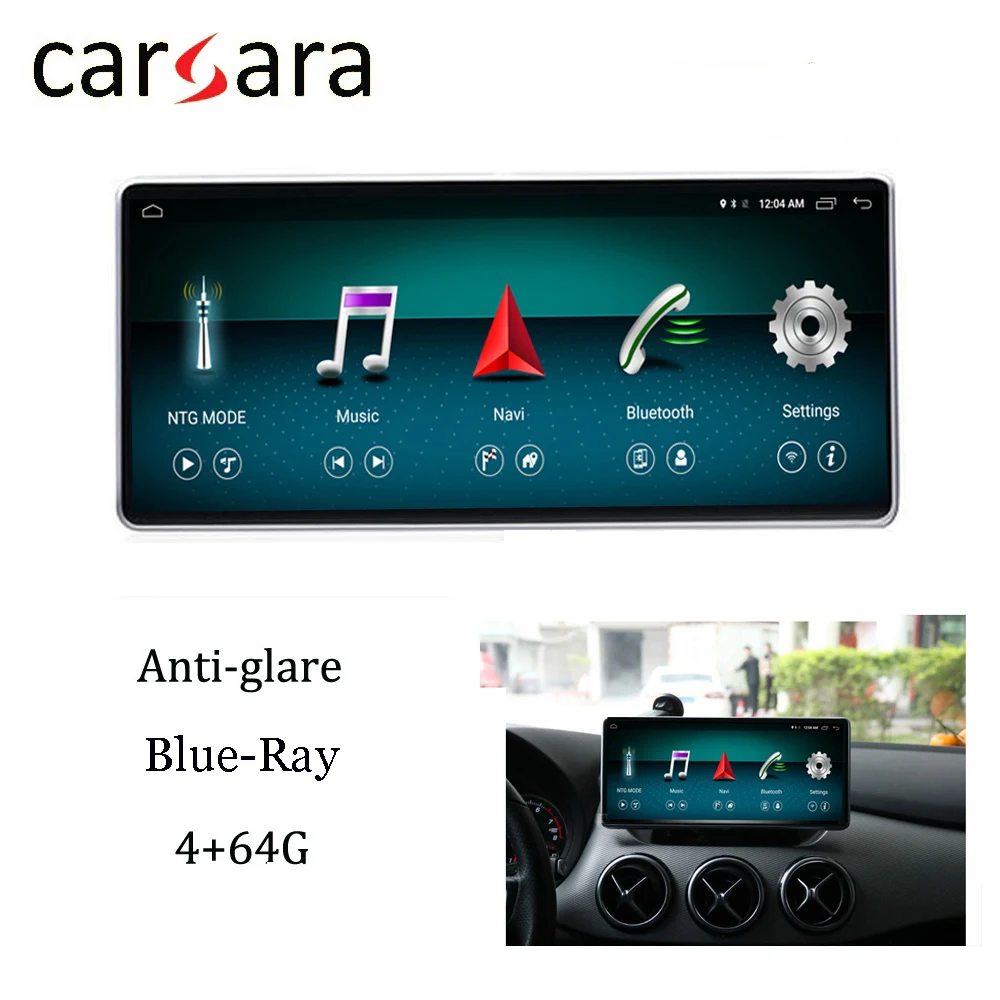 

Mercedes W246 Navigation Updating Anti Blue Multimedia Display DVD Player 10.25 Screen Android Stereo