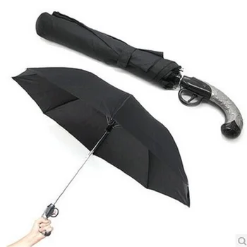 

Originality Classical Western Gun Two Fracture Automatic Short Guns Umbrella Sunshade Umbrella Fold Windbreak Umbrella