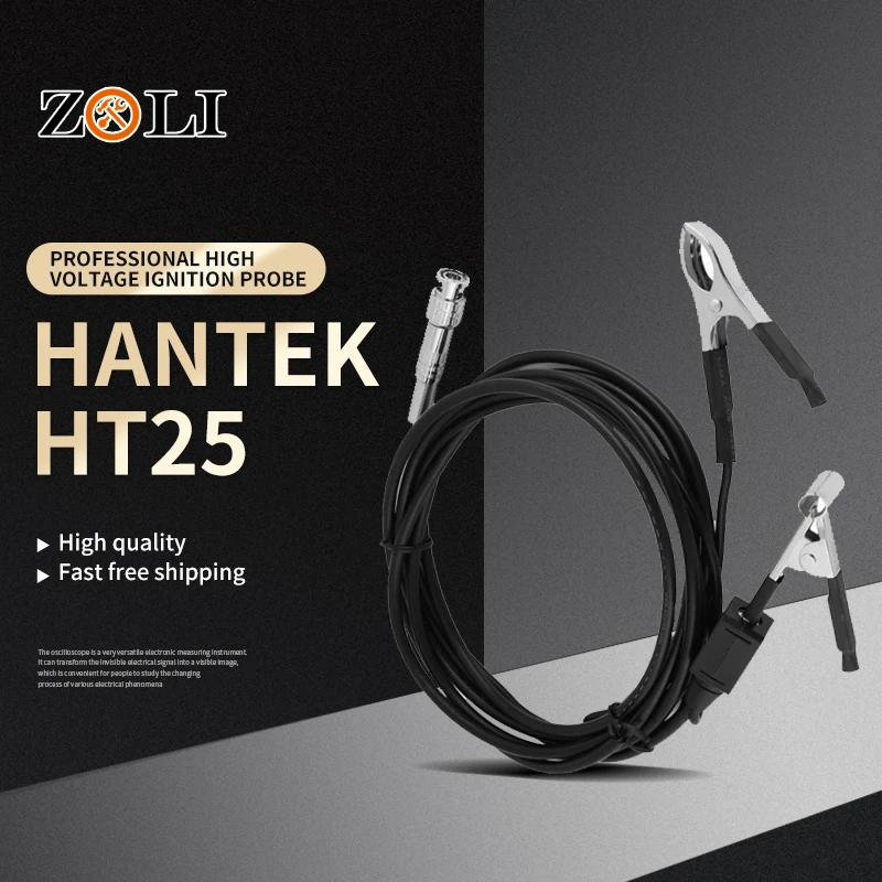 Hantek Original Oscilloscope Probe Kit Automotive Oscilloscope Test Probe Ignition Capacitive decay of up to 10000:1 HT25