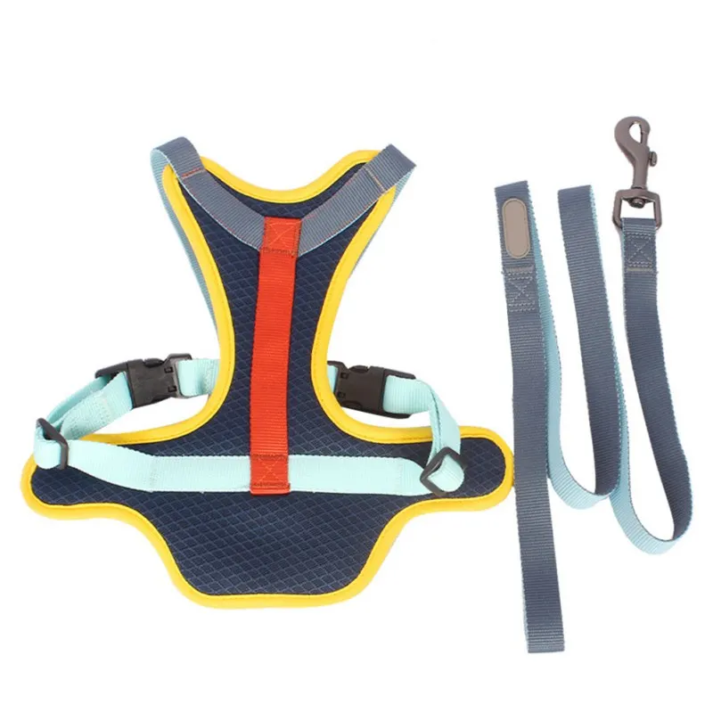 

Adjustable Pet Vest Walking Collar Pet Polyester Harness For Leash Reflective Safe Walking Vest
