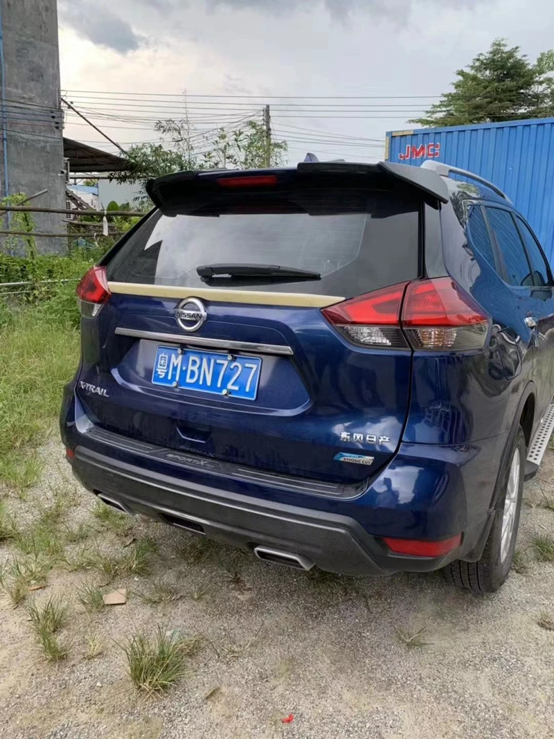 Для Nissan Rogue X-trail- ABS пластмассовый задний спойлер на крыше багажник загрузки губы крыло