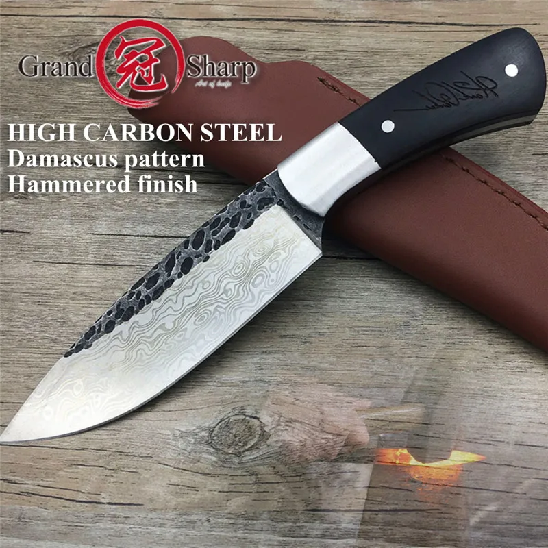 Hunting-Knife-Fixed-Blade-Damascus-Pattern-Outdoor-Survival-Sport-Equipment-Camping-Gadgets-Butcher-Utility-Paring-Kitchen (2)