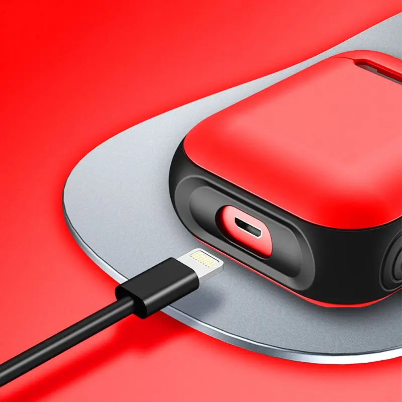 2в1 защитный чехол для зарядки Беспроводная Bluetooth коробка для наушников защита ударопрочные аксессуары для Apple Airpods наушники