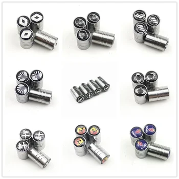 

100pcs sport metal Wheel Tire Valve Caps for BMW E46 E53 E70 X5 X3 X6 M M3 5 Audi Q3 Q5 Q7 80 100 A1 A2 A7 A8 S3 S4 R8 RS
