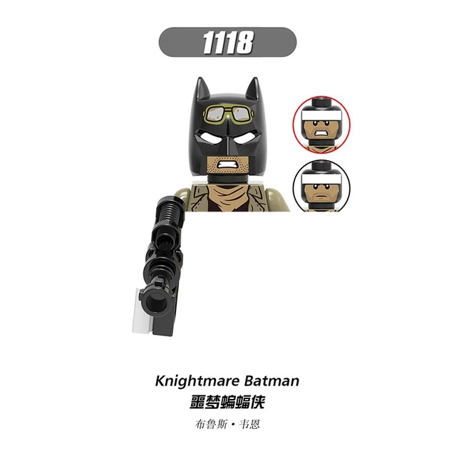 New Batman Building Blocks Movie Superhero Bricks Batman Construction Kit for Children Weapons Mini Bricks Action Figures Toys X-1118