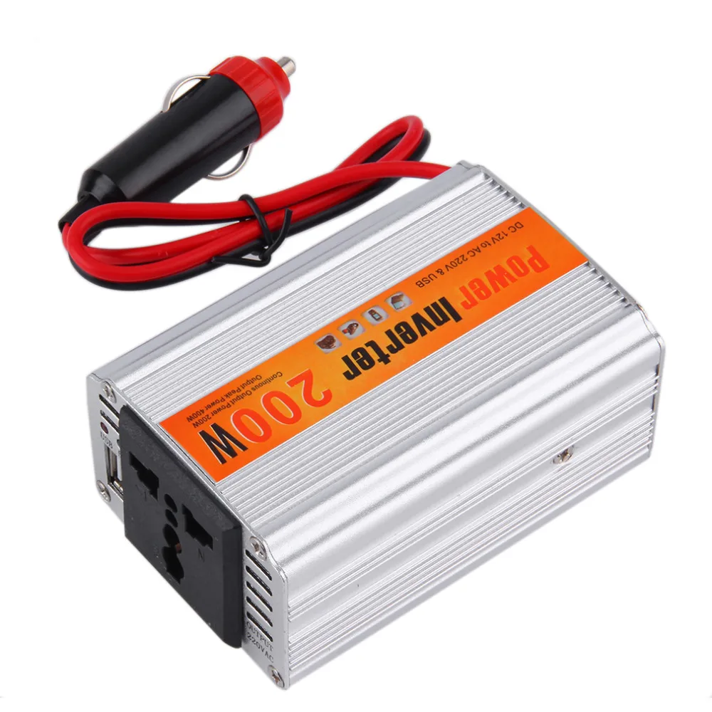 Eaglerich New Portable 1000W Car Power Inverter DC 12V to AC 110V Charger Converter Transformer with Cigaratte Plug Cable