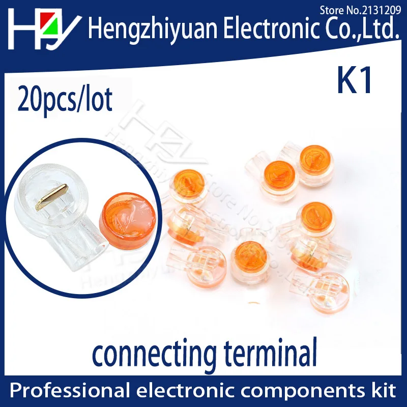Hzy 20 шт./лот K1 разъем обжимной Водонепроницаемая проводка Ethernet кабель телефонный