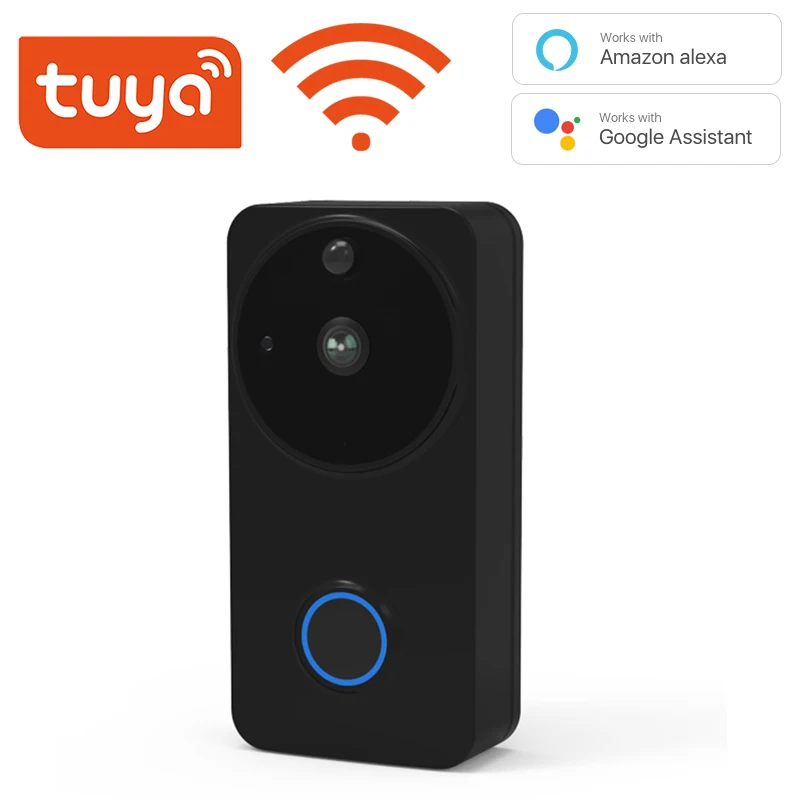 Compre Smart Home Video Campainha Câmera Sem Fio Wifi 1080p Campainha Com  Câmera Visual Campainhas Funciona Com Tuya Alexa Google Home e Campainha De  Vídeo de China por grosso por 24 USD