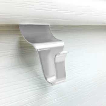 

10PCS Over Door Hook Stainless Steel Cupboard Drawer Metal Hooks S Shape No Sticker Or Drilling Required