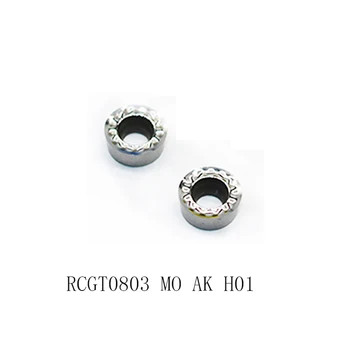 

RCGT0803 MO AK H01 RCGT 0803 Aluminum cutter blade Insert Cutting Tool turning tool CNC Tools AL +TIN Alloy wood