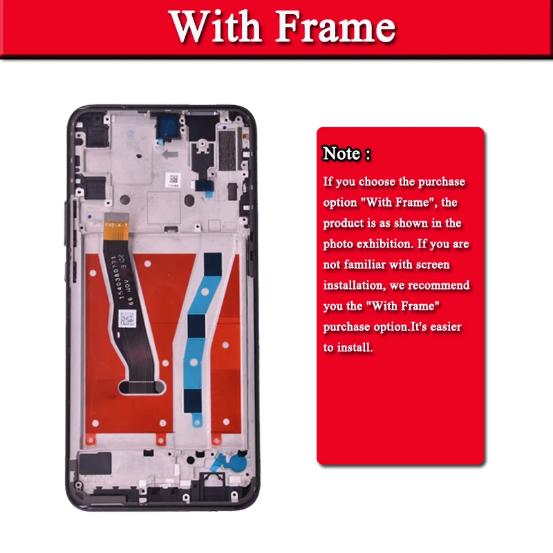 ȭ Y9  2019 LCD ÷ ġ ũ, P Ʈ Z LCD ü 10 ġ Ÿ  , 6.59 ġ