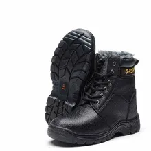 Морозостойкая, антифриз, высокие Хлопковые туфли, обувь для защиты труда, защита от размаха, защита от проколов, утолщение и тепло