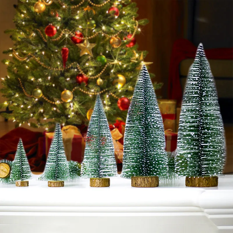 

Mini Christmas Tree Christmas Tree Decoration For Home Mini Pine Christmas Tree ornaments Christmas 2019 Navidad 2020 New Year