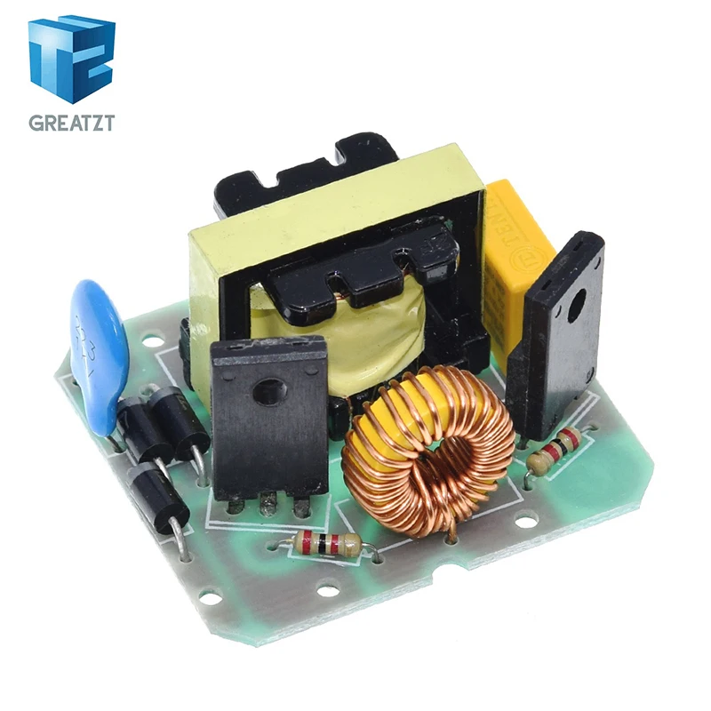 12V постоянного тока до 220 В Step UP Мощность модуль 35 Вт DC-AC Boost инвертор двухканальный