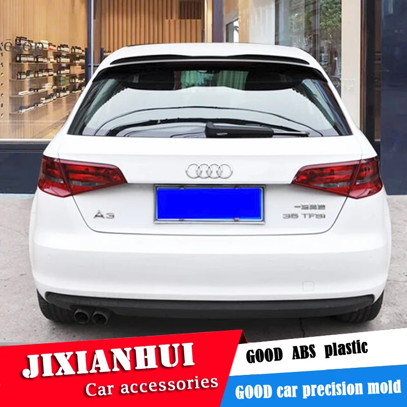 Для Audi A3 спойлер 2014-2018 Хэтчбек XK Спойлер ABS пластик Материал заднее крыло