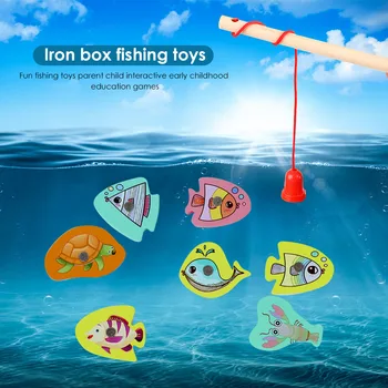 

Kids Education Magnetic Fishing Toys Simulation Fishing Rods Children Water Outdoor Funny Cognition Magnetic Toys