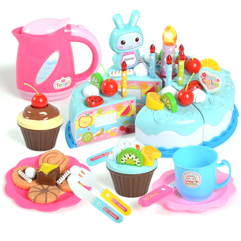 Детская одежда для девочек вид на день рождения вечерние торт кухонные игрушки