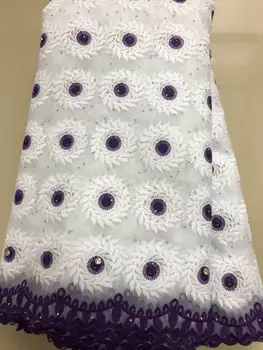 

African Net Lace Fabric With Stones Embroidery Milk Silk Tulle Lace Fabric Fashion Nigeria Lace Fabric. SLL3943