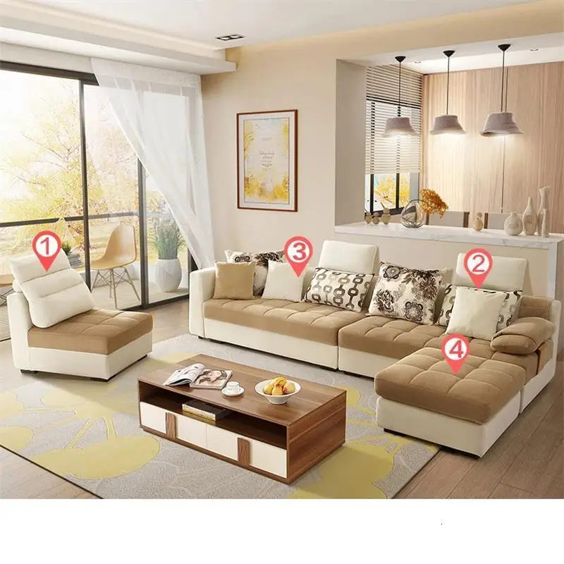 Moderno Para Mobili Per La Casa Meuble де Мезон буфами на рукавах Asiento оригинальные для Mueble ухода комплект Гостиная мебель диван-кровать