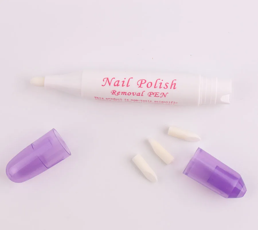 

1pcs Gel Nail Polish Remover Corrector Pen with 3 Replacement Tips Varnish Gel UV Manicure Tool Nail Polish Cleaner Tool Pen