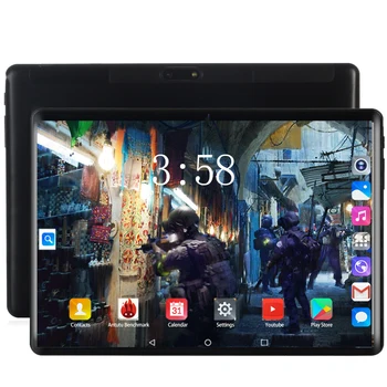 

2020 Newest 10.1 inch tablet pc Android 8.0 Octa core 6GB+128GB 1280*800 IPS Tempered curved screen GPS Bluetooth tablets 10.1