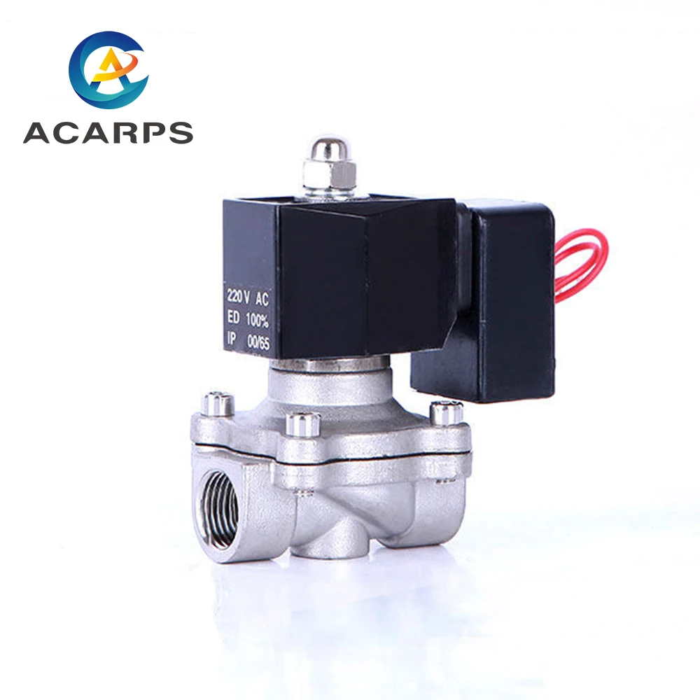 

1/2" Normally Closed 304 Stainless Steel 24 hour working solenoid valve