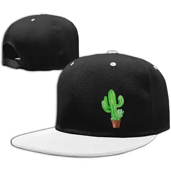 

Green Cactus Potted Unisex Contrast Color Hip Hop Baseball Cap