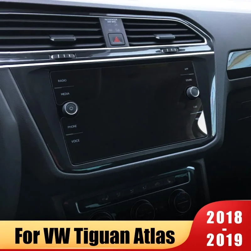 Закаленное стекло для Volkswagen VW Tiguan Atlas 2018 2019 защита экрана навигации автомобиля