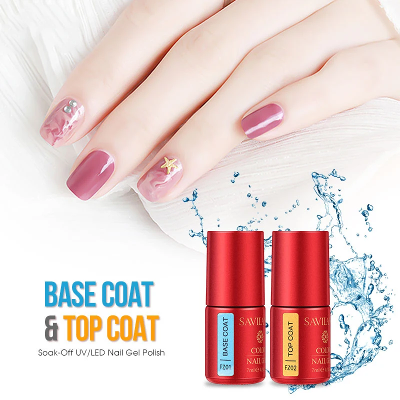 

Base&Top Coat Transparent Nail Gel Long Lasting Phototherapy Glue Quick-drying Acrylic Crystal Nail Art Gel