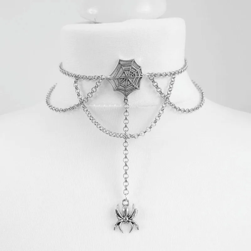 2 Collane Nere A Doppia Luna Per Donna – Collana Gotica E Bohémien, Accessori Y2K Vintage