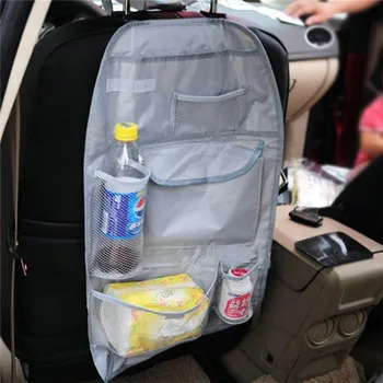 

Car Trunk Back Seat Organizer Bag SUV Net Mesh Storage Stowing Tidying Folding Pockets Trash Automobile Bags In Cars Accessories