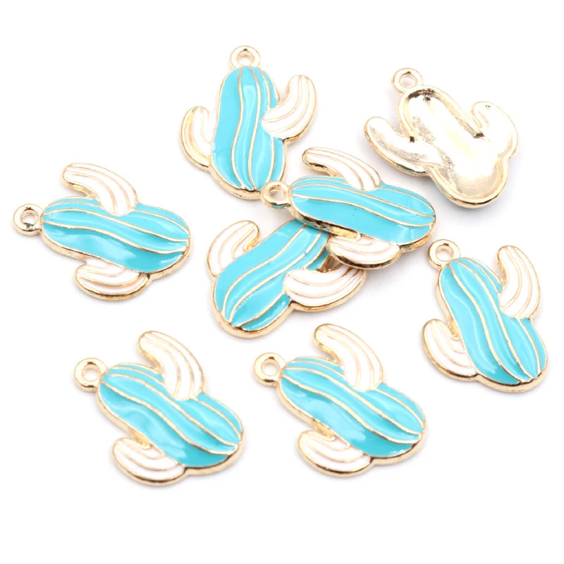 10pcs Enamel Cute Charms Pendant for Jewelry Making Supplies Moon Star  Heart Alloy Metal Drop Oil