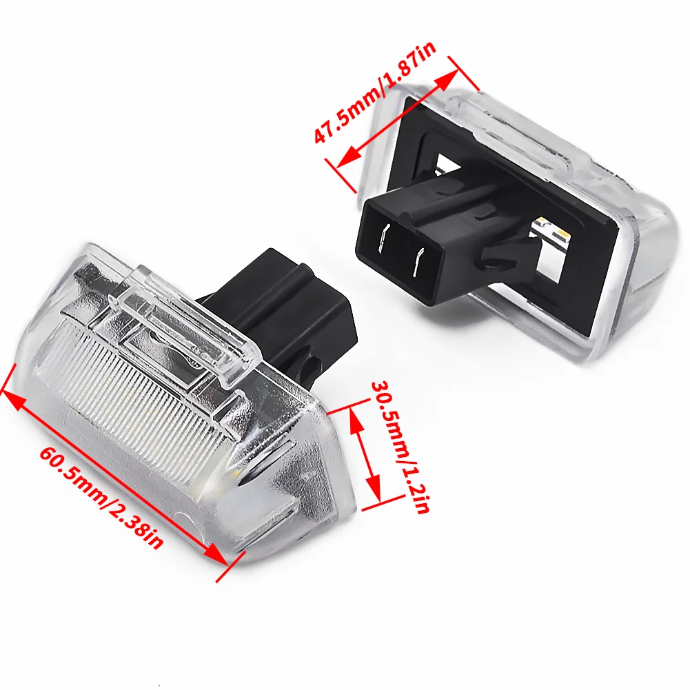 Luce Targa Led 2Pc Per Ford Transit Mk6 Mk7 1985-2013 Per Ford Transit Connect 2002-2013 Oem #4388111