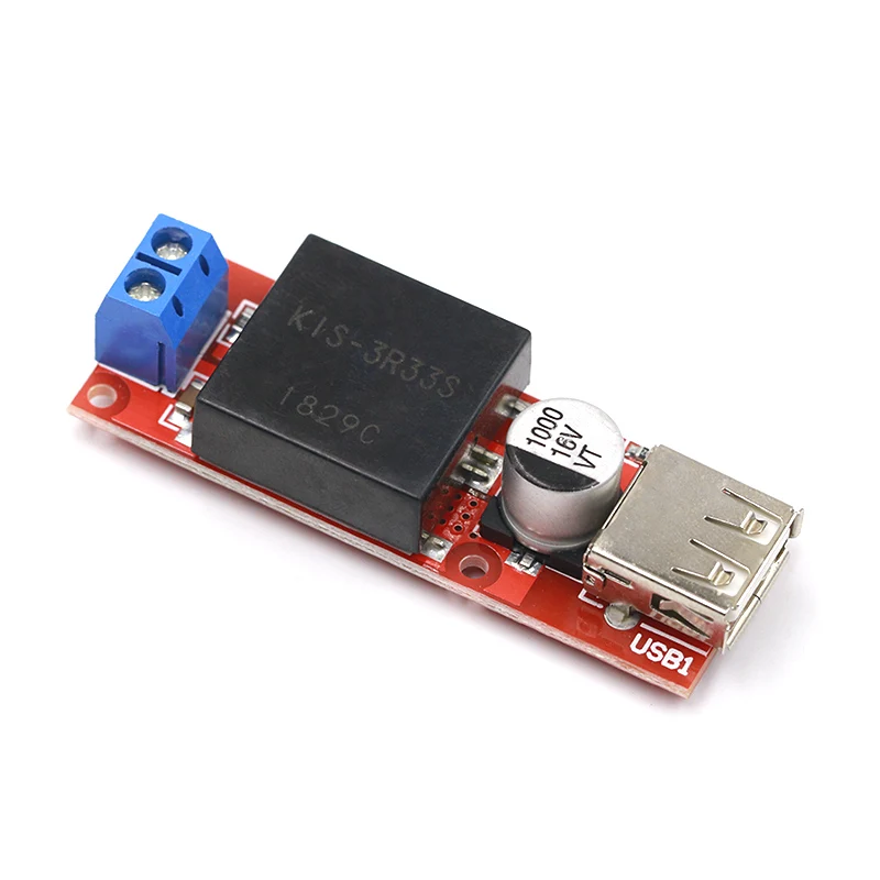 5V USB Выход преобразователь постоянного тока 7 в-24 в до 5 В пост 3A шаг-понижающий KIS3R33S модуль KIS-3R33S