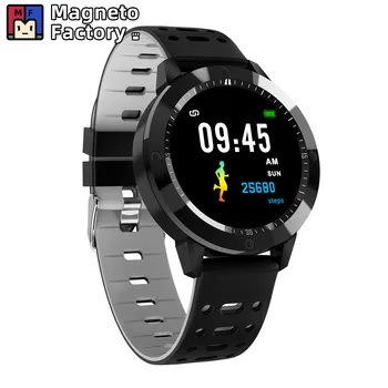 

CF58 Smart watch IP67 waterproof Tempered glass Activity Fitness tracker Heart rate monitor Sports Men women smartwatch mens