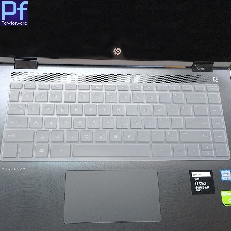 14 дюймов аксессуары для ноутбука силиконовая для ноутбука защитная клавиатура крышка для hp Pavilion X360 14-BA034TX BA035 BA039 BA040 BA042 - Color: clear