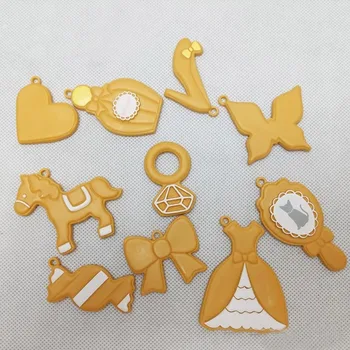 

New Cute Simulation Cookie Ring Candy Horse Skirt Vinyl Doll Toys Cute Faux Cookie Action Anime Figure Christmas Gifts for Kids