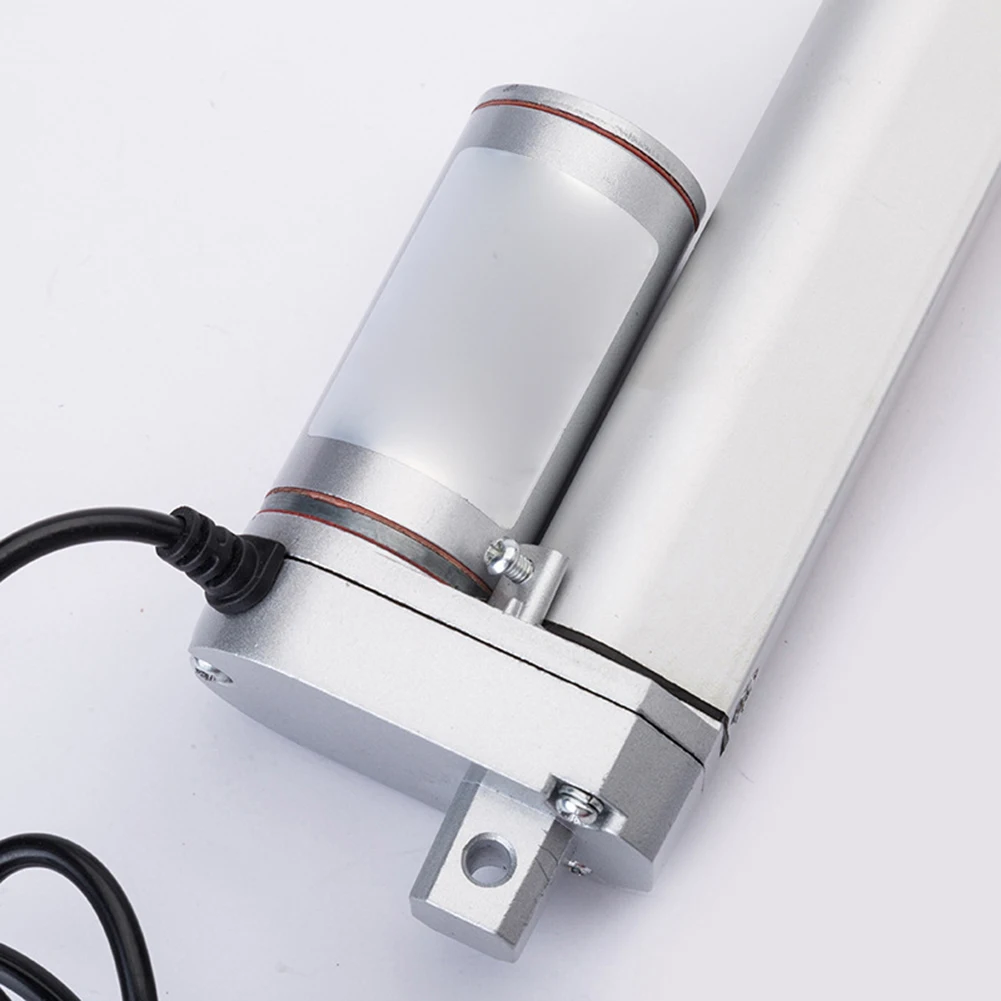 12V Малый DC электрический толкатель белый материал алюминиевый сплав Линейный привод мотор Набор инструментов