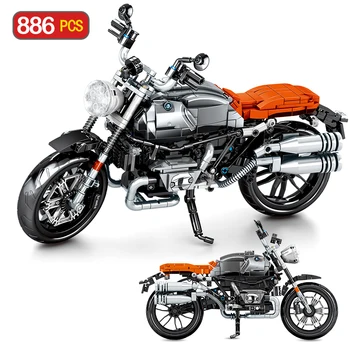 

SEMBO City Off-road Motorbike MOC Model Building Blocks Creator Technic Racing Car Motorcycle Bricks Gifts Toys For Children