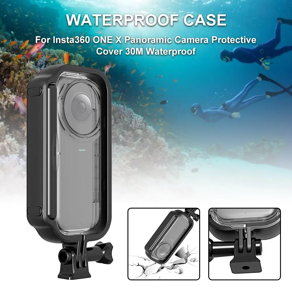 Водонепроницаемый чехол для Insta360 ONE X панорамная камера защитная крышка 30 м водонепроницаемый
