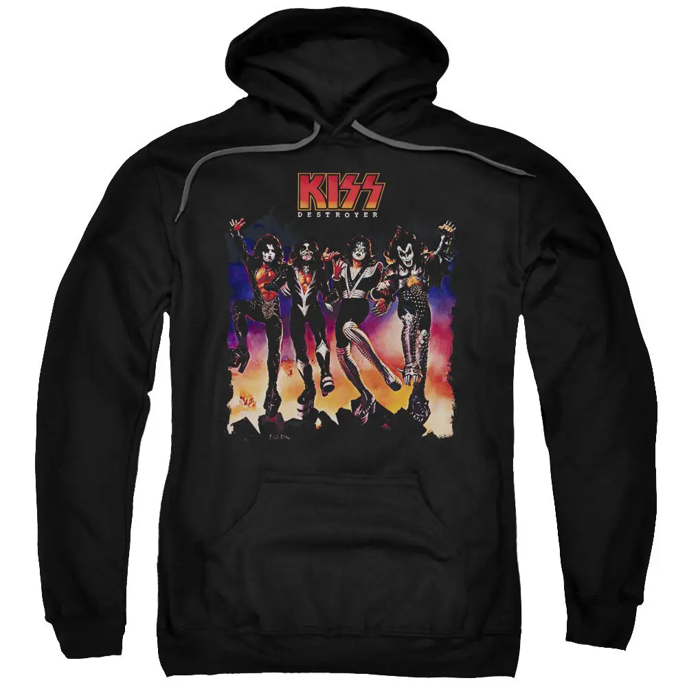 Рок-группы &quotKISS&quot Heavy METAL музыка NWT/ночное белье на флисе с капюшоном для взрослых