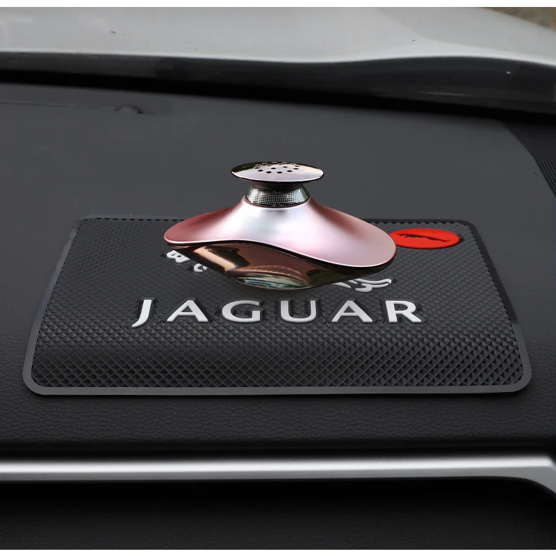 Uds coche antideslizante Mat salpicadero Interior Teléfono de PVC de silicona Anti-Slip Pad para Jaguar XEL F-TYPE XFL F-PACE E-PACE I-PACE XF