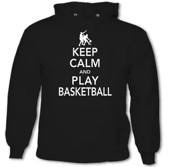 

Keep Calm & Play Basketball - Herren Lustige Kapuzenpulli