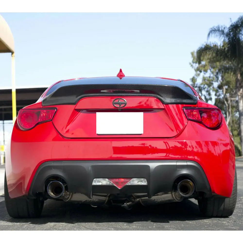 

Real Carbon Fiber Rear Trunk Boot Spoiler Wing HighKick Racing For Subaru BRZ Honda FRS Scion GT86 2012-2019 2013 2018 TRD style