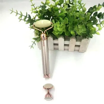 

Portable Beauty Bar Jade Stone Electric Massager Hand-held Facial Roller Face Vibration Skincare Massager Device Face Slim Tool
