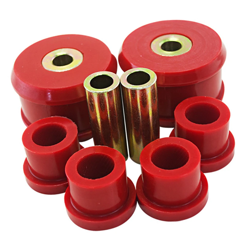 Car Front Control Arm Bushing Kit Fit for VW Beetle Golf Jetta 85-06 (Red)