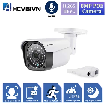 

Ultra HD Bullet IP Camera Outdoor 8MP 4K Surveillance Security Video Camera IP IR Night View Motion Detect Alert Record